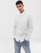 New Look Oxford Shirt In Regular Fit In White - White
