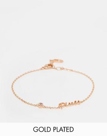 Astrid & Miyu Pisces Zodiac Bracelet - Gold
