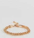 Designb Palma Chain Bracelet In Gold Exclusive To Asos - Gold