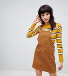 Stradivarius Corduroy Overall Dress