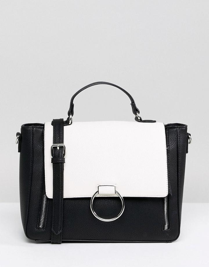 Stradivarius Circle Detail Mono Cross Body Bag - Multi