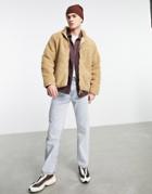 Stan Ray Sherpa Fleece Jacket In Stone-neutral
