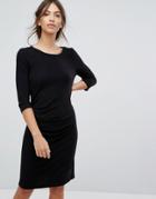 Vila Bodycon Knitted Dress - Black