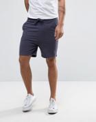 Another Influence Basic Peached Jersey Shorts - Navy