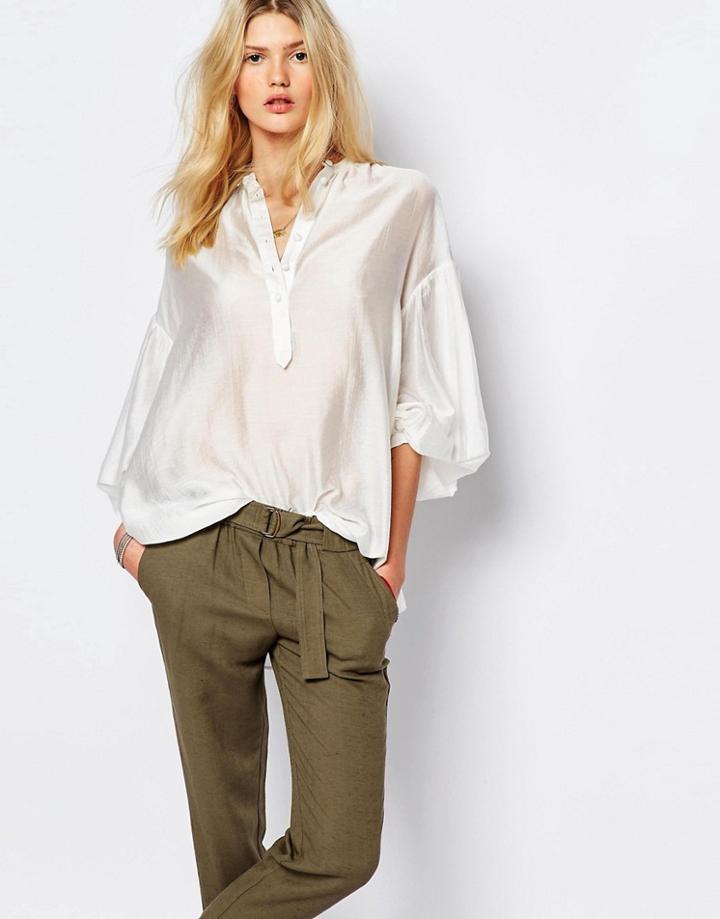 Sessun Artiste Oversized Blouse - White