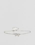 Olivia Burton Vintage Bow Chain Bracelet In Silver - Silver