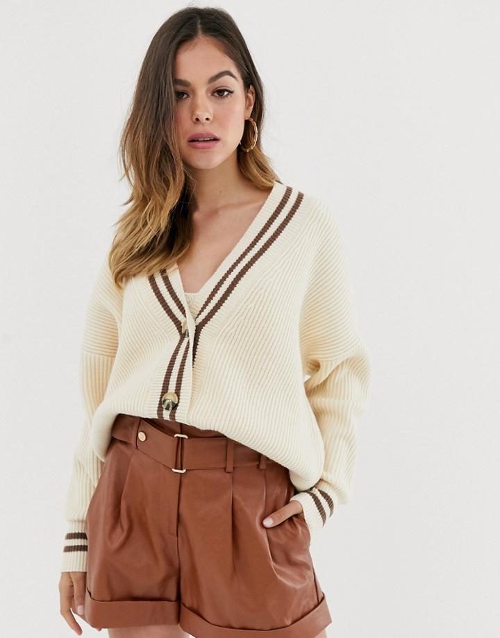 Moon River Grandad Oversized Cardigan
