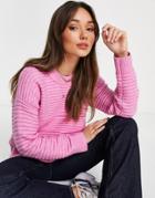 Madewell Crew Neck Sweatshirt In Pink