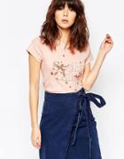 See By Chloe Star Print T-shirt - Pink