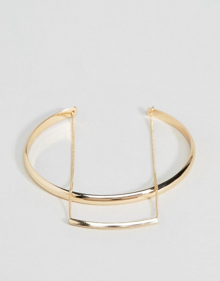 Limited Edition Double Fine Chain Cuff Bracelet - Gold