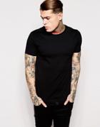 Asos T-shirt With Crew Neck In Black - Black