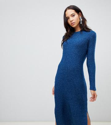 Vero Moda Tall Knitted Midi Dress - Blue
