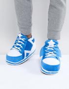 New Look Sneaker Slippers In Blue - Blue