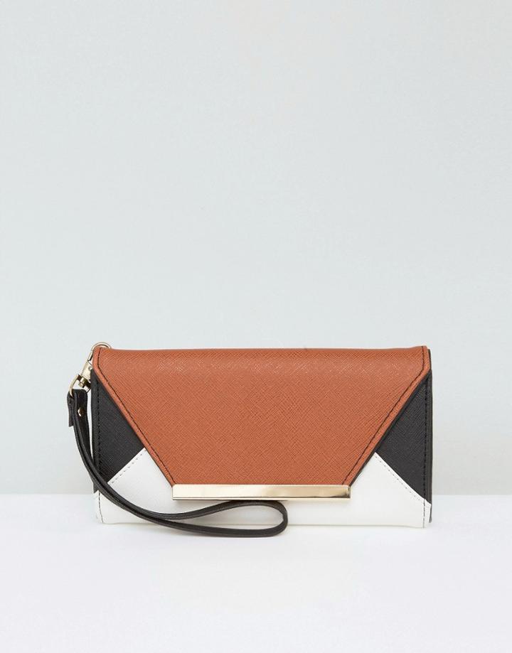 Yoki Fold Over Purse - White