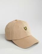 Lyle & Scott Baseball Cap In Dark Sand - Beige
