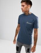 Original Penguin Pocket T-shirt Regular Fit In Blue Marl - Blue