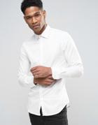 Sisley Shirt In Slim Fit - White