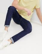 Hoxton Denim Slim Fit Jeans In Indigo-blue