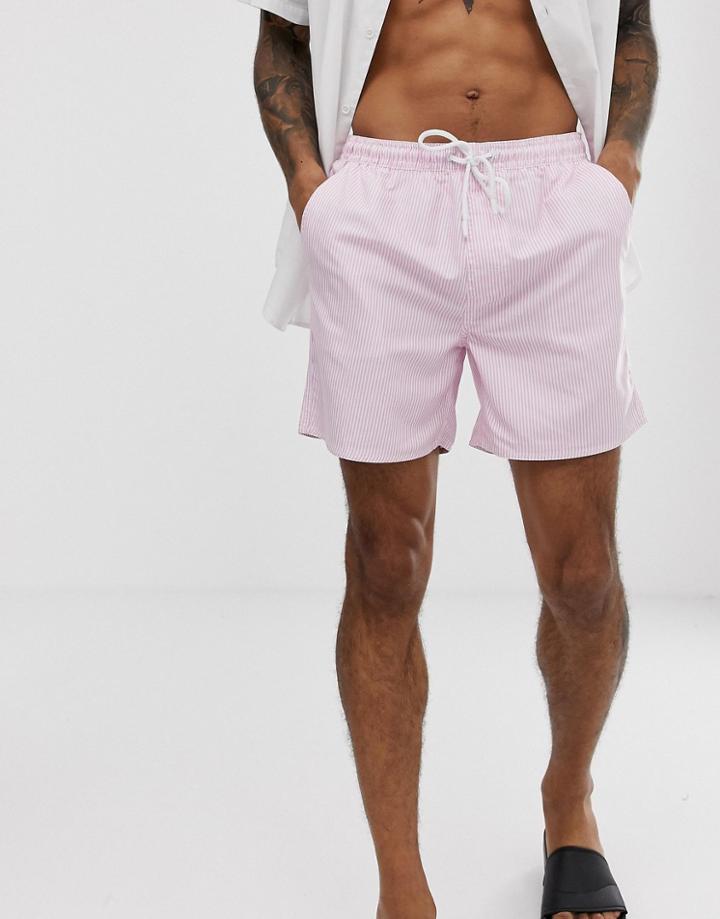 French Connection Stripe Swim Shorts-multi