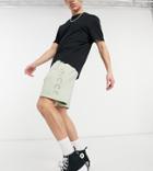 Nicce Mercury Shorts In Sage Green Exclusive At Asos