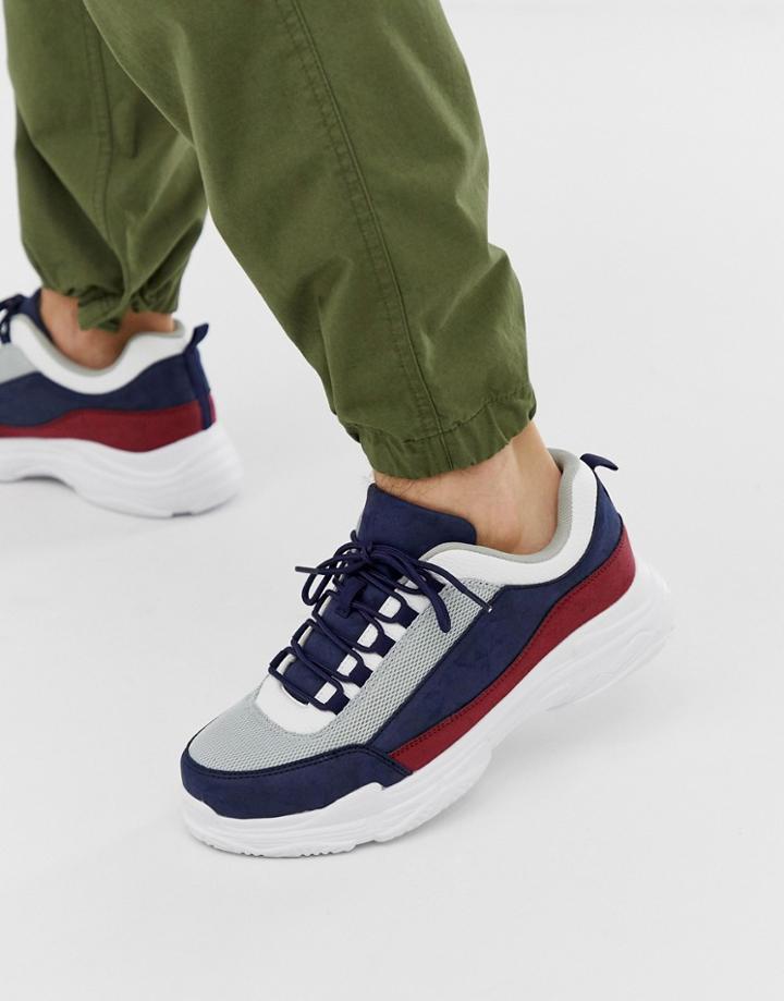 Truffle Collection Sneaker With Chunky Sole In Multi
