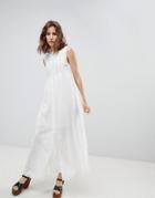 Paul & Joe Sister Button Front Midi Dress - White