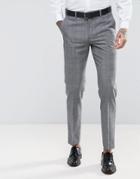 Harry Brown Check Suit Pants - Gray