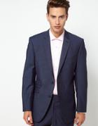 Gibson Suit Jacket Fine Stripe - Blue