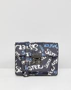 Paul & Joe Sister Graffiti Cross Body Bag - Black