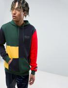 10.deep Victory Sport Hoodie With Color Block - Navy