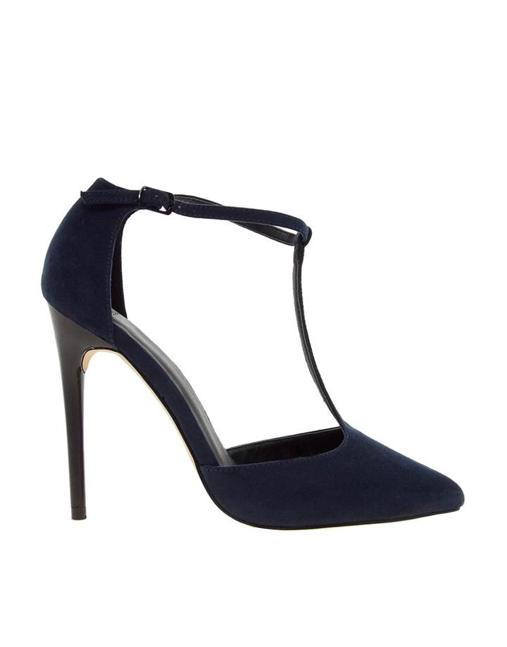 Asos Playground T-bar Pointed High Heels