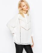 Religion Ultimate Caftan With Embroidery Detail - W White