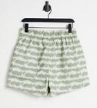 Topshop Tall Tie Dye Shorts - Part Of A Set-multi