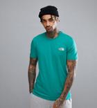 The North Face Simple Dome T-shirt Exclusive To Asos In Bright Green - Green
