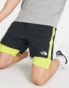 The North Face Active Trail Dual Shorts In Dark Gray-grey