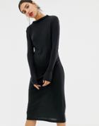 Vero Moda Aware Midi Jersey Dress - Black