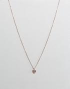 Ted Baker Crystal Heart Pendant - Gold