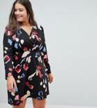 Praslin Floral Wrap Dress - Multi