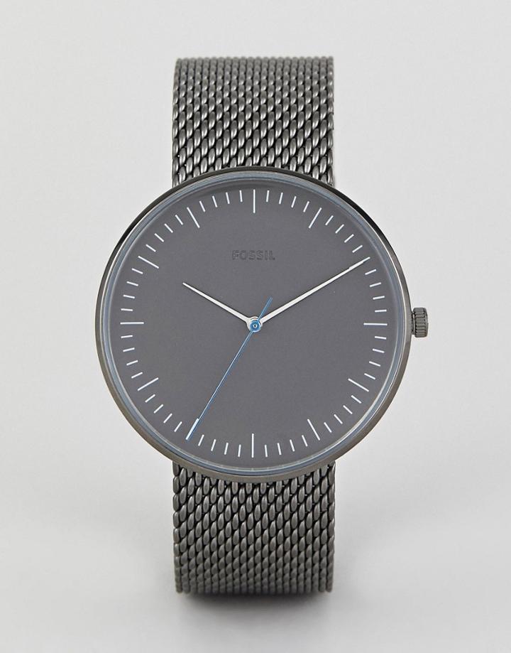 Fossil Fs5470 Essentialist Mesh Watch 42mm - Gray
