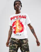 Aape By A Bathing Ape T-shirt With Large Logo - White