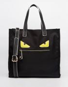 Liquorish Monster Shopper Bag - Black