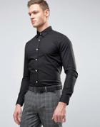 Selected Homme Super Skinny Smart Shirt - Black