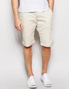 Esprit Chino Shorts In Straight Fit - Light Beige