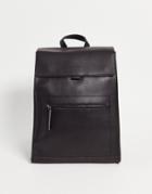 Fenton Square Top Backpack In Black