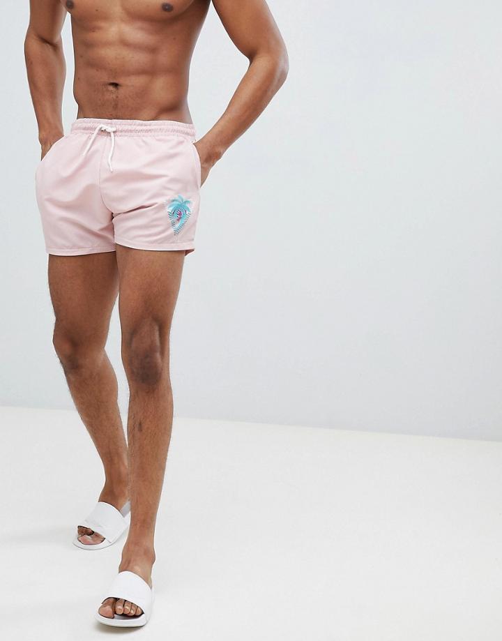 Friend Or Faux Swim Short - Pink