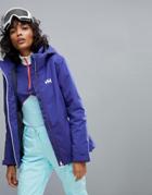 Helly Hansen Hooded Jacket In Purple - Purple