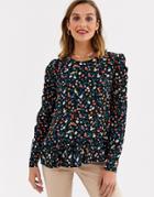 River Island Blouse In Ditsy Floral Print