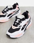 Puma Rs-fast Sneakers In White And Pink