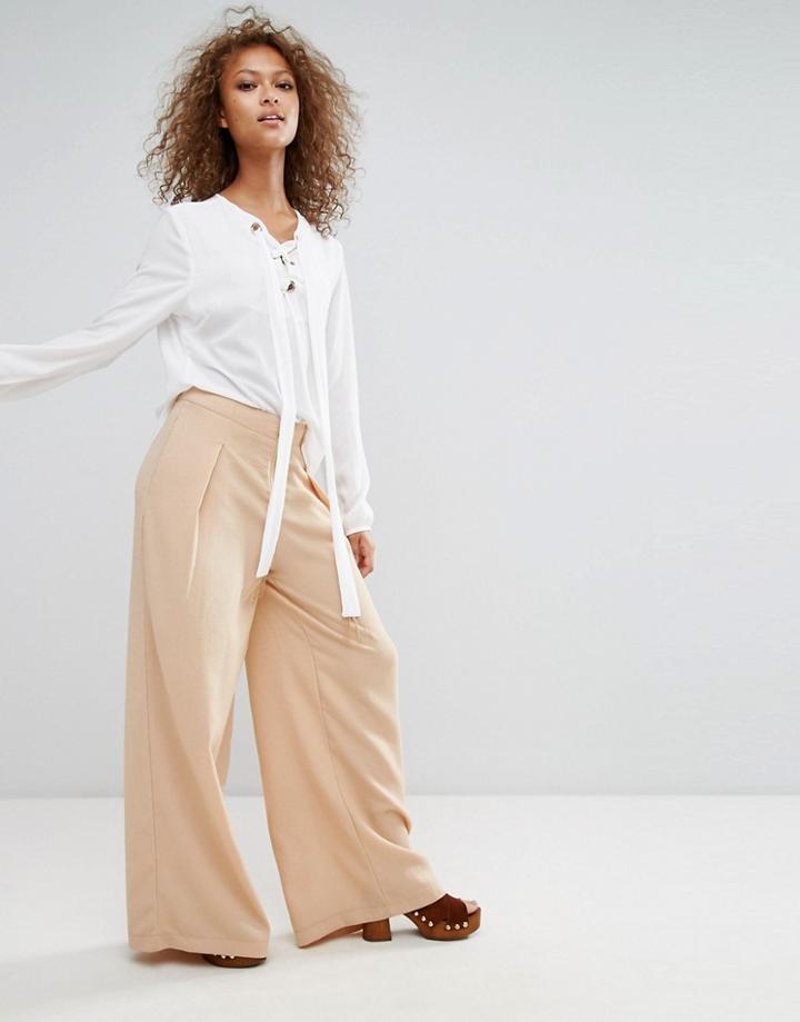 Oeuvre Wide Leg Pants - Orange