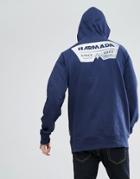 Armada Driftwood Back Logo Hoodie In Navy - Navy